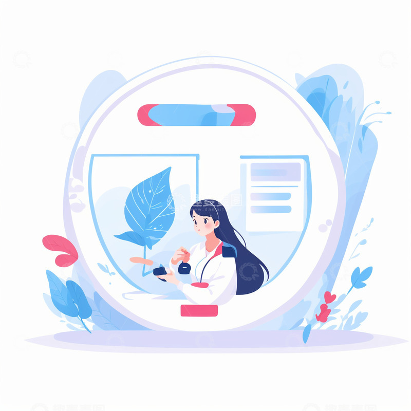 高清大图下载【趣麦麦图】扁平工作小人18