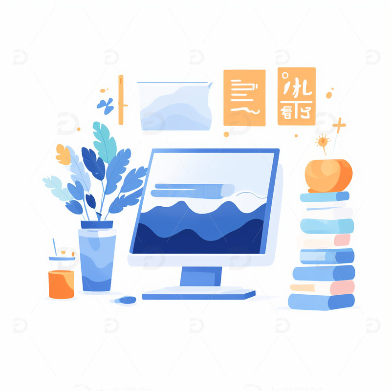 高清大图下载【趣麦麦图】扁平插画15