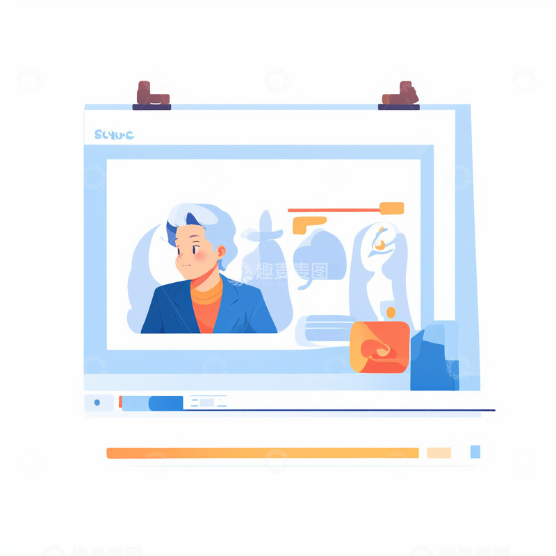 高清大图下载【趣麦麦图】扁平工作小人11