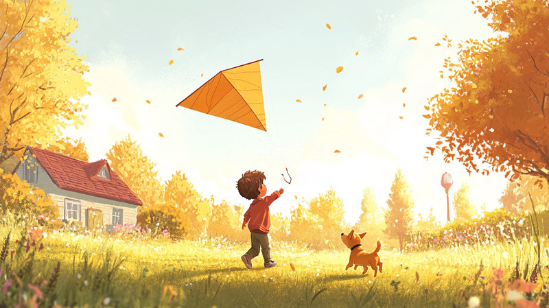 高清大图下载【趣麦麦图】唯美背景插画素材14