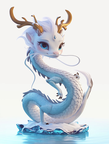 十二生肖龙之中国风卡通