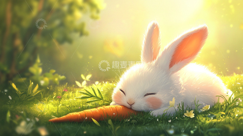 高清大图下载【趣麦麦图】背景插画素材-动物篇9