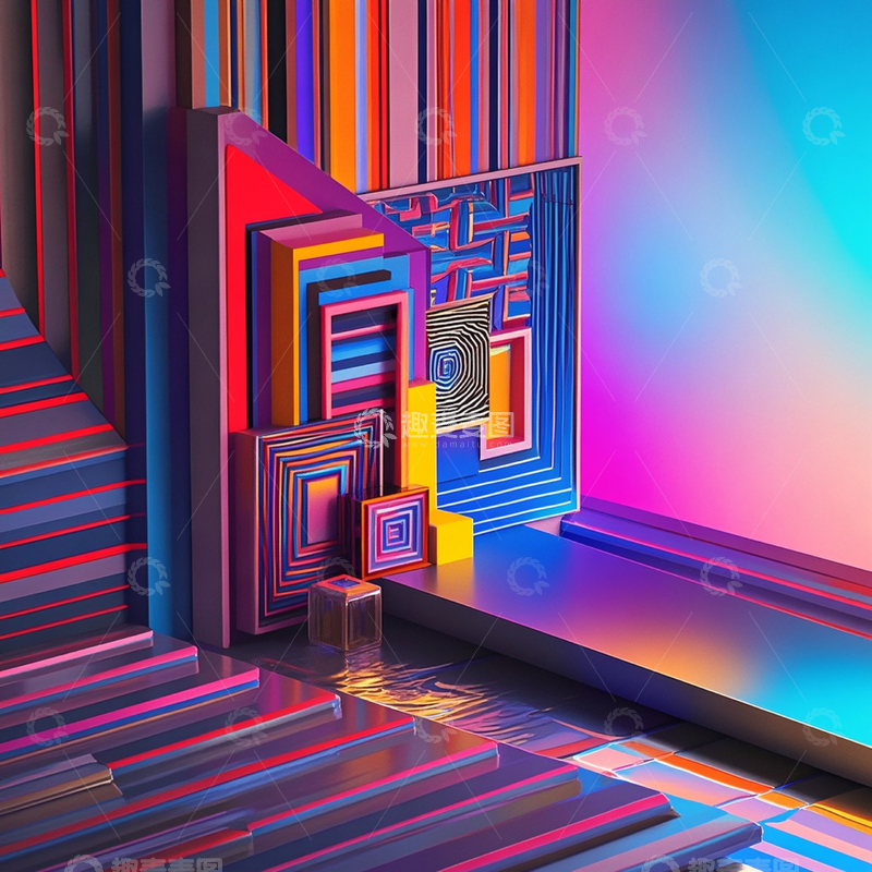 高清大图下载【趣麦麦图】炫丽壁纸设计素材背景壁纸17