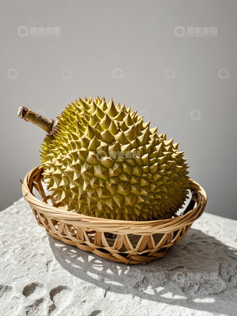 高清大图下载【趣麦麦图】新鲜好吃的榴莲3