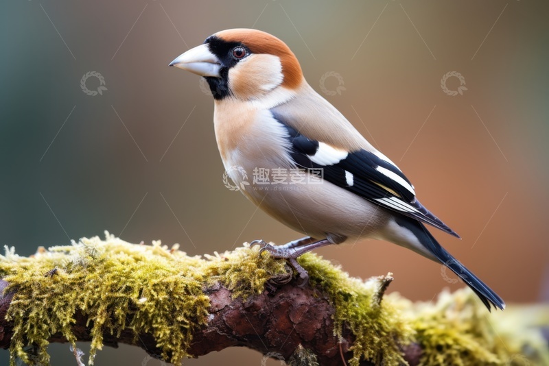 高清大图下载【趣麦麦图】一只美丽的雀鸟