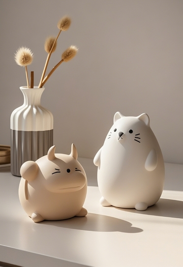 简约可爱陶瓷摆件