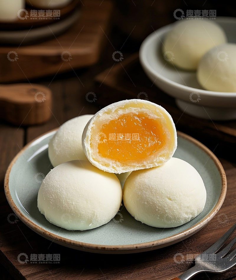 高清大图下载【趣麦麦图】美味的雪媚娘