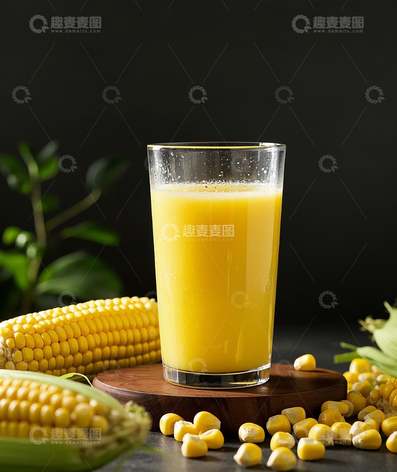 高清大图下载【趣麦麦图】玉米汁