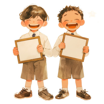 人物学生领奖免抠元素5