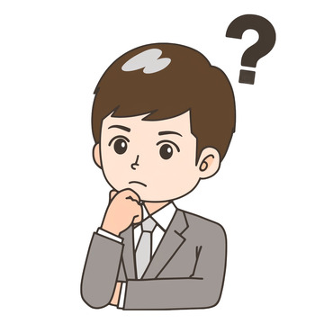 人物商务人士思考免抠元素2