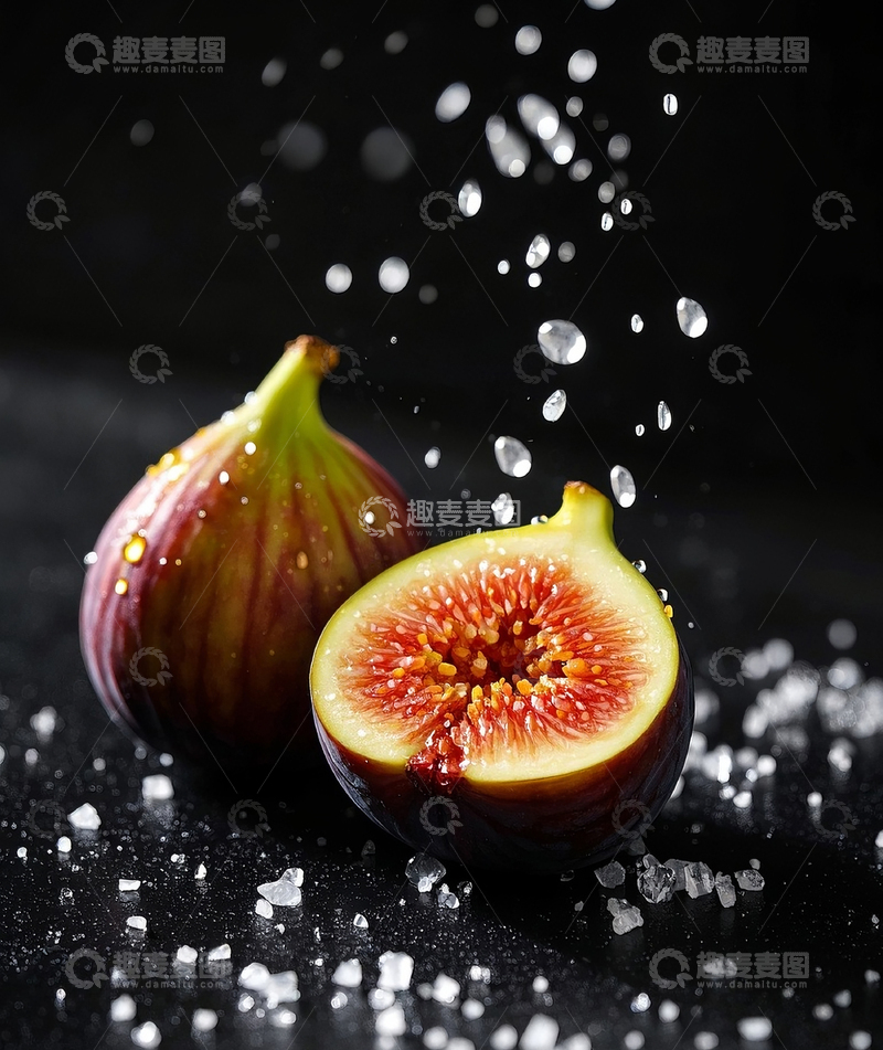 高清大图下载【趣麦麦图】新鲜无花果1