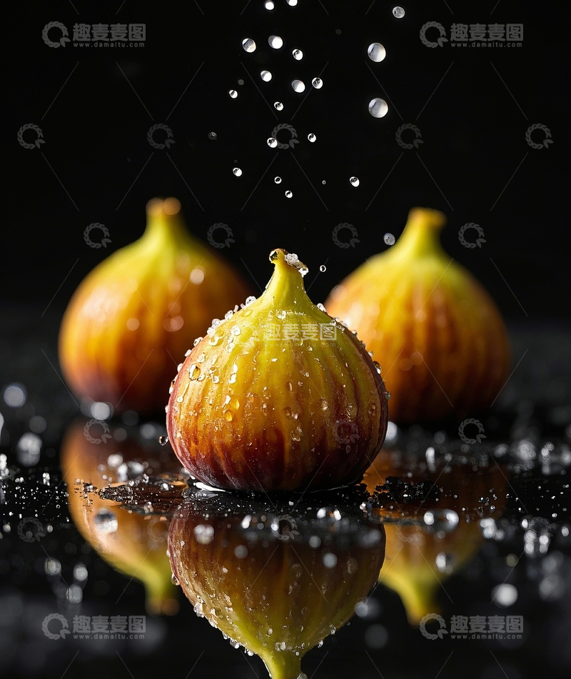 高清大图下载【趣麦麦图】新鲜无花果