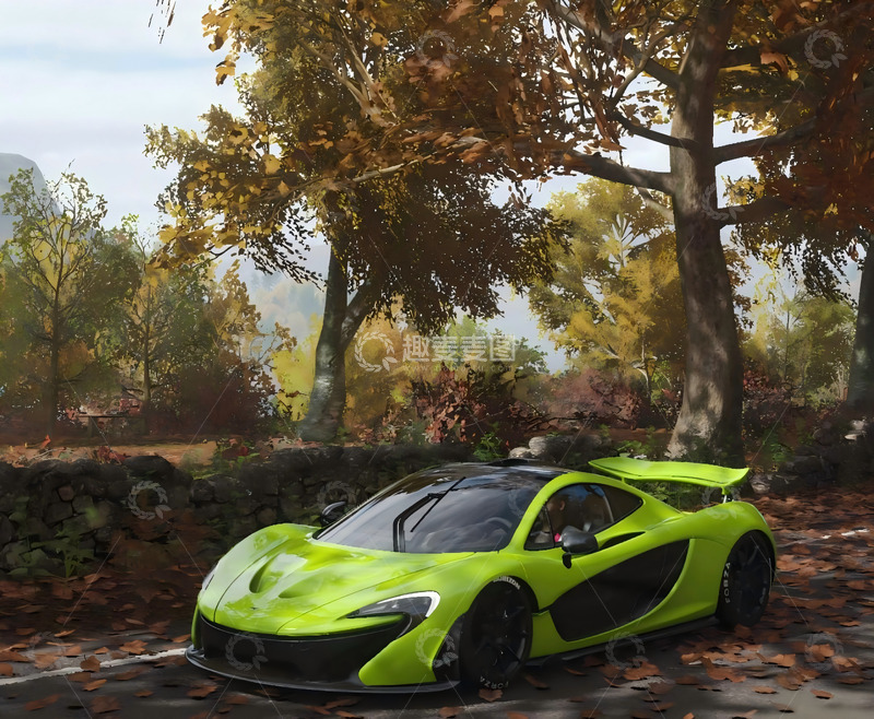 高清大图下载【趣麦麦图】兰博基尼跑车