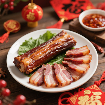 春节腊肉美食摄影1