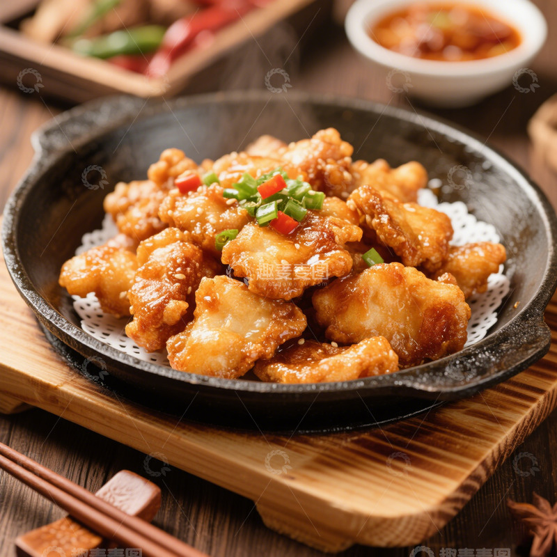 高清大图下载【趣麦麦图】东北锅包肉美食摄影