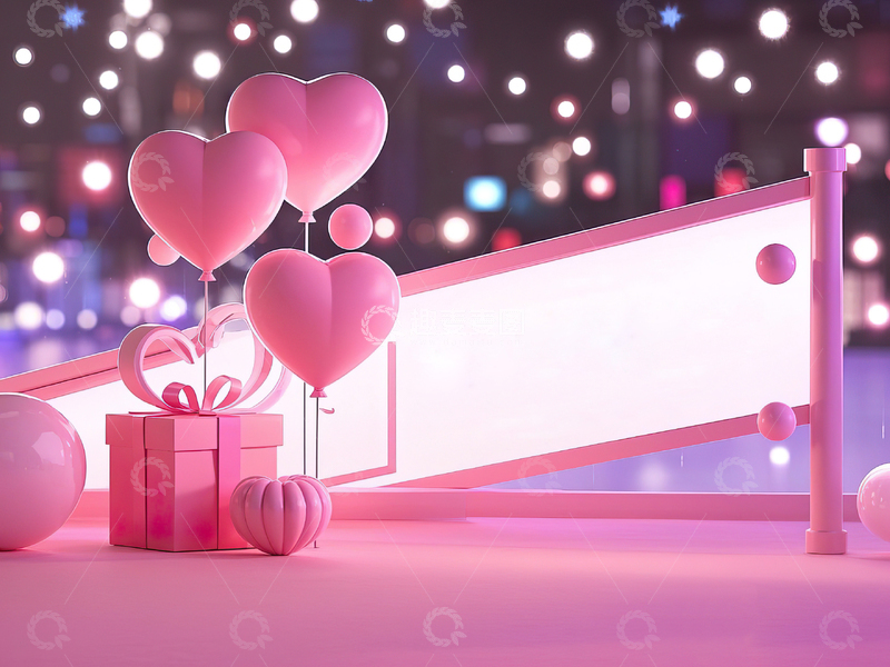 高清大图下载【趣麦麦图】情人节520浪漫爱心礼品礼物6