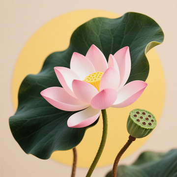 艺术感莲花花瓣