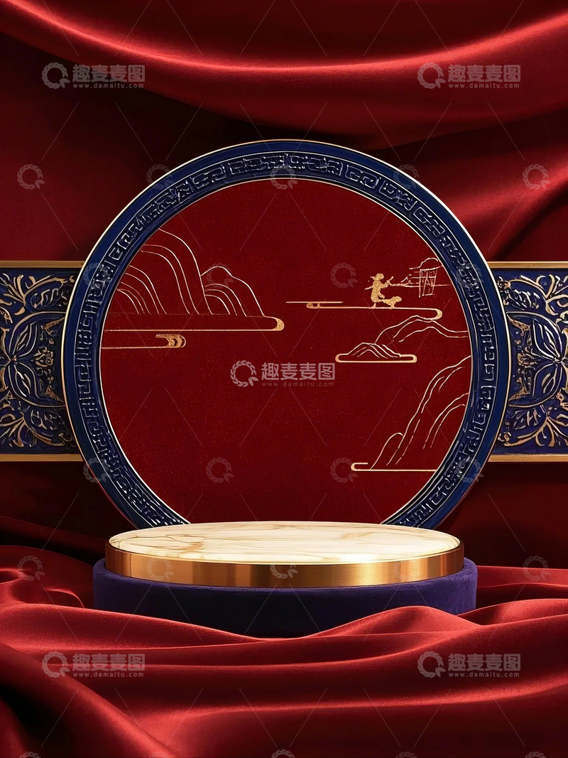 高清大图下载【趣麦麦图】电商产品展示台2