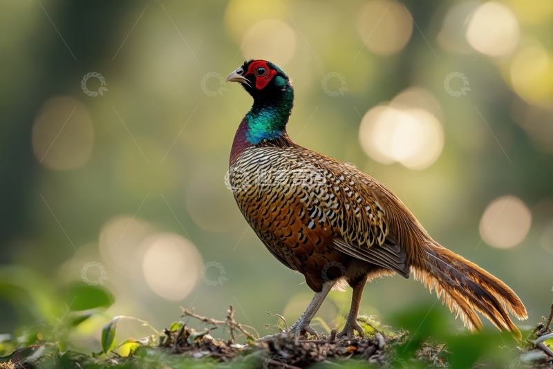 高清大图下载【趣麦麦图】一只野山鸡