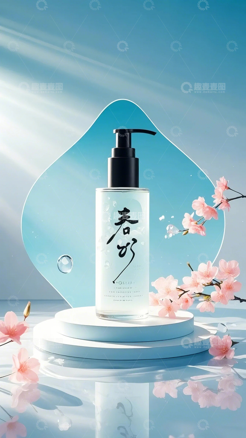 高清大图下载【趣麦麦图】电商产品展示台4