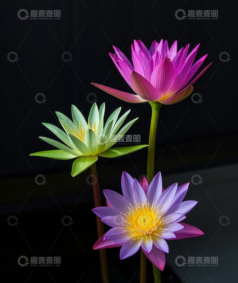 高清大图下载【趣麦麦图】睡莲2