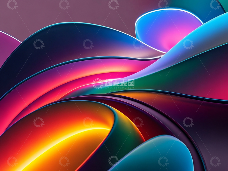 高清大图下载【趣麦麦图】炫彩壁纸设计素材背景壁纸炫丽素材8