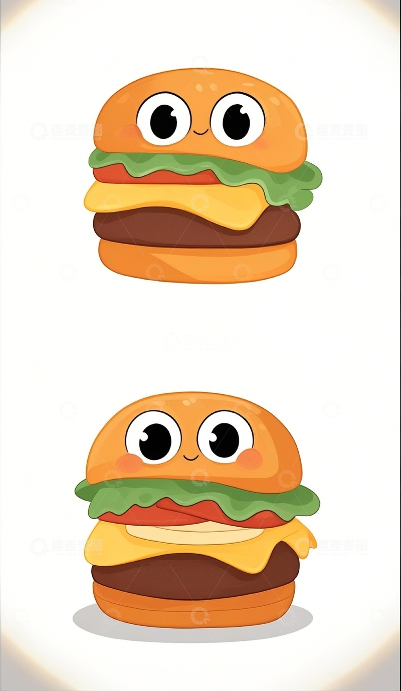 高清大图下载【趣麦麦图】汉堡宝宝素材
