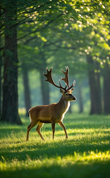 树林里的梅花鹿3