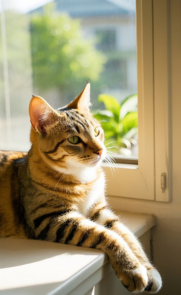 猫看向窗外1