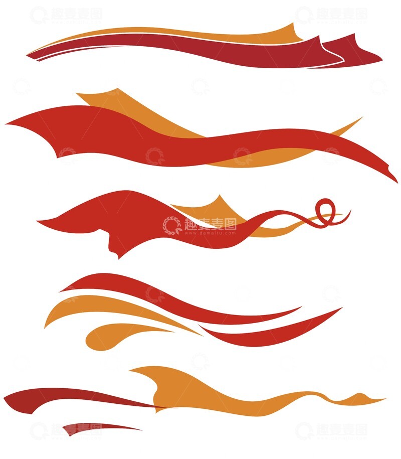 源文件下载【趣麦麦图】-多种线条组合，文化墙元素