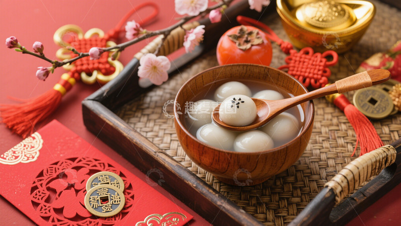 高清大图下载【趣麦麦图】汤圆美食摄影图3