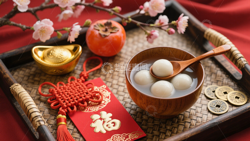 高清大图下载【趣麦麦图】汤圆美食摄影图4