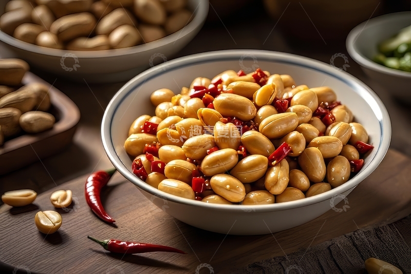 高清大图下载【趣麦麦图】美食小吃花生米高清特写13