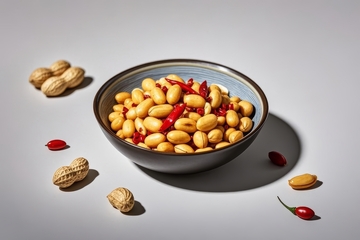 美食小吃花生米高清特写2