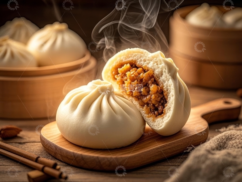 高清大图下载【趣麦麦图】美食主食大包子清特写18