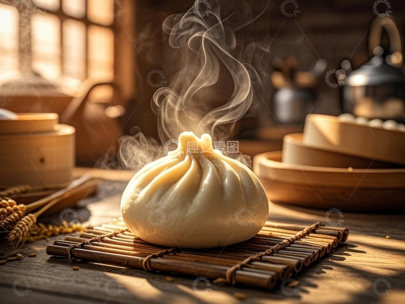 高清大图下载【趣麦麦图】美食主食大包子清特写5