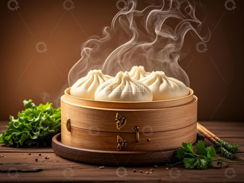 高清大图下载【趣麦麦图】美食主食大包子清特写8