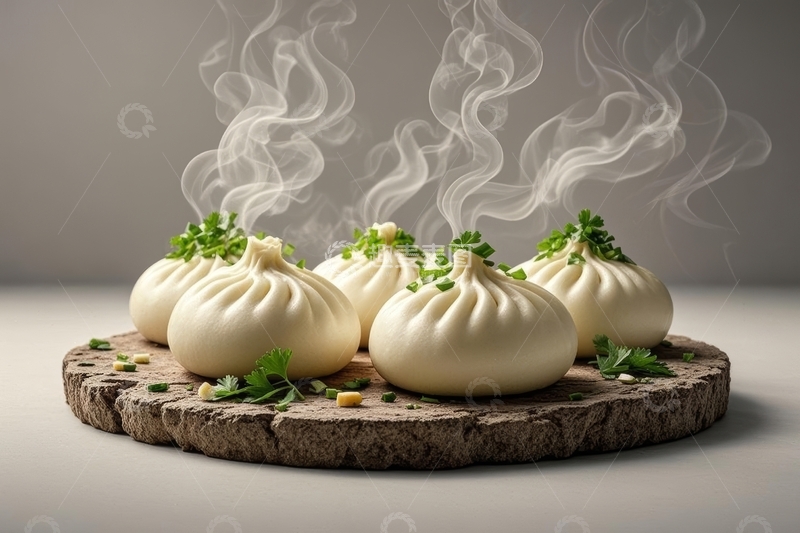 高清大图下载【趣麦麦图】美食主食包子高清特写1