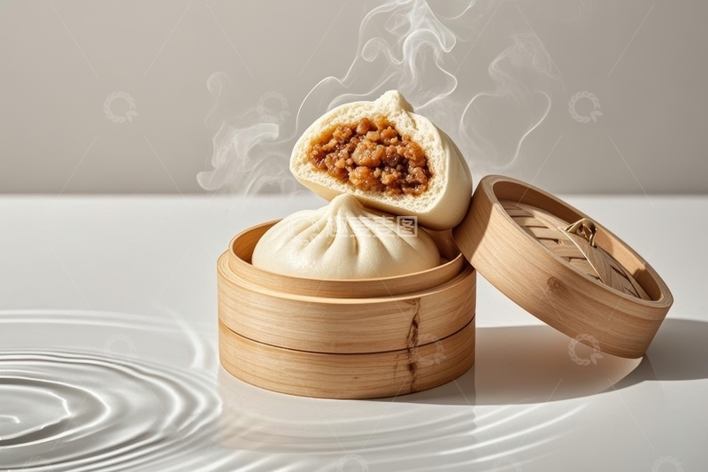 高清大图下载【趣麦麦图】美食主食包子高清特写6
