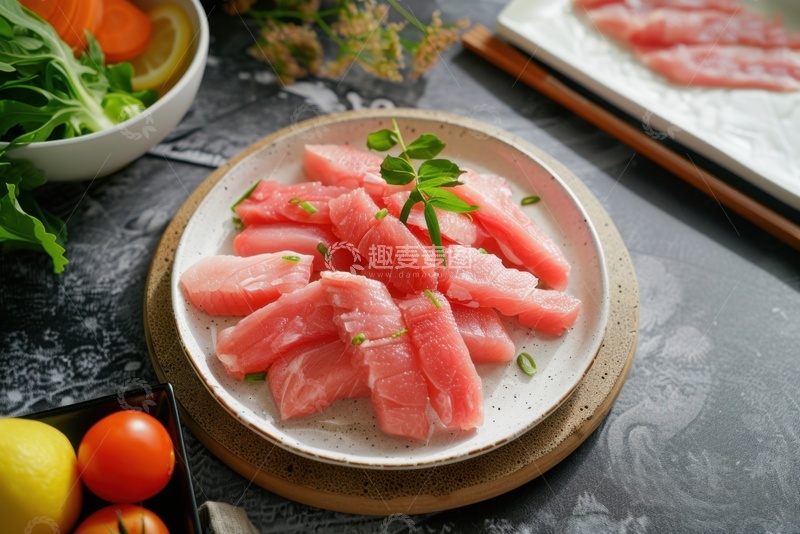 高清大图下载【趣麦麦图】生瘦肉美食片