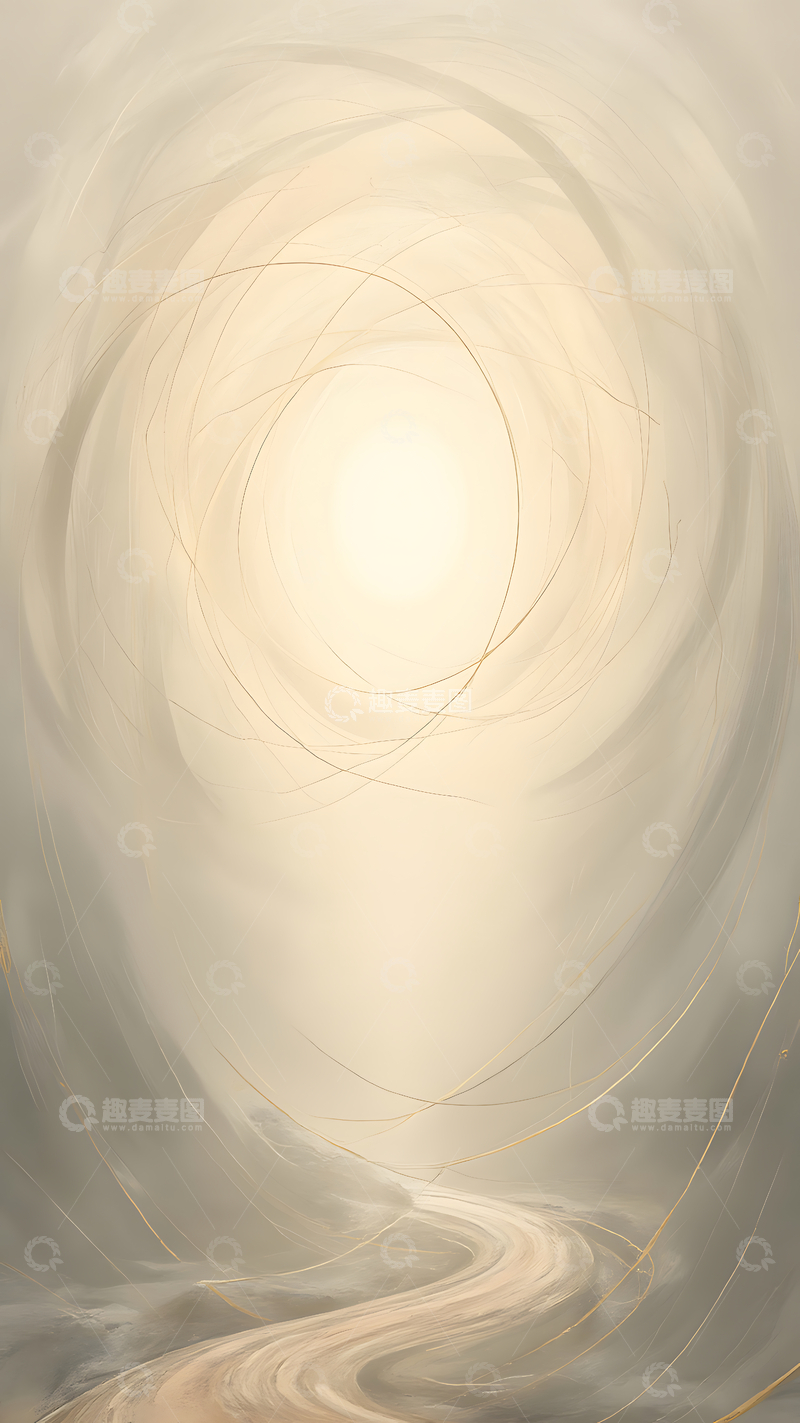 高清大图下载【趣麦麦图】抽象风格内心世界梦幻丝网编织神秘意境7