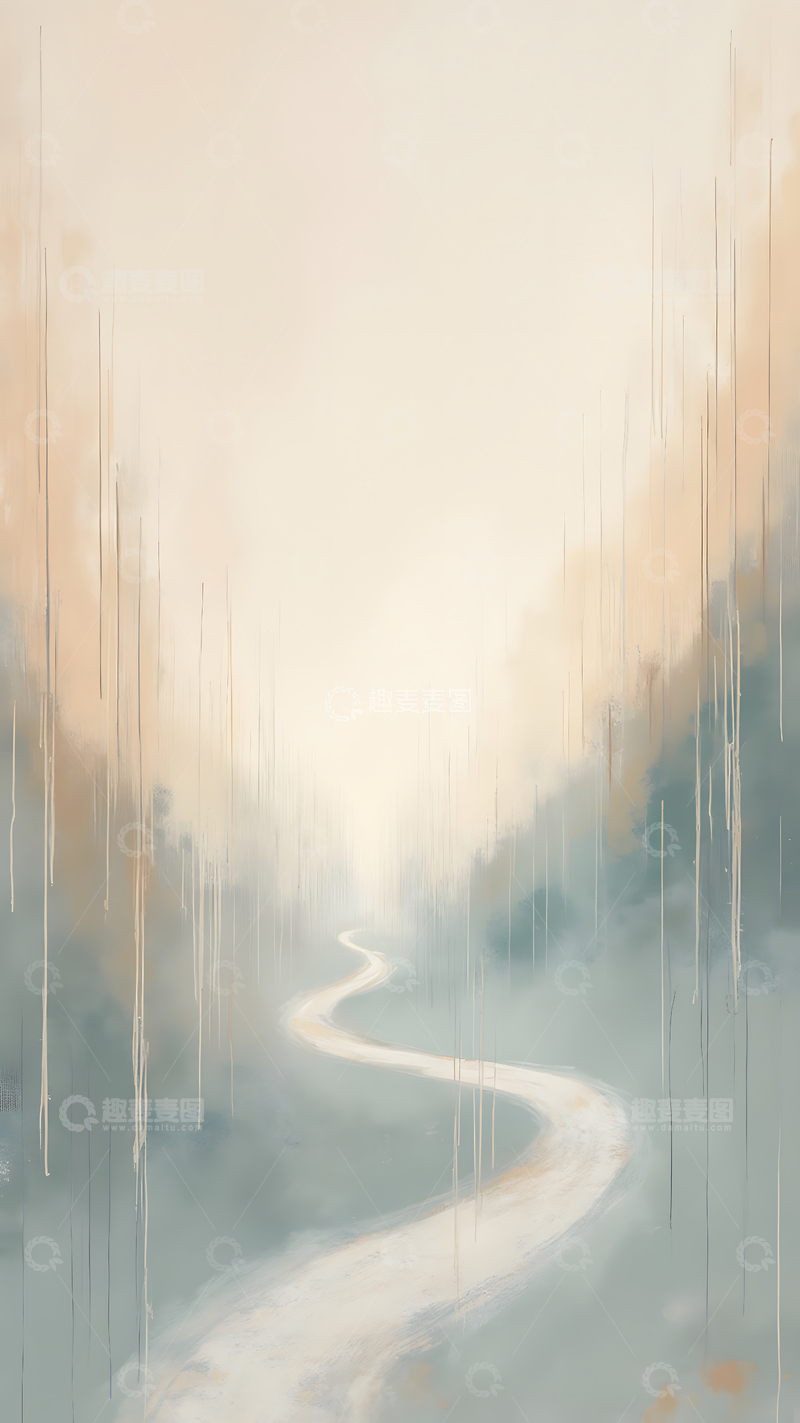 高清大图下载【趣麦麦图】抽象风格内心世界梦幻丝网编织神秘意境4