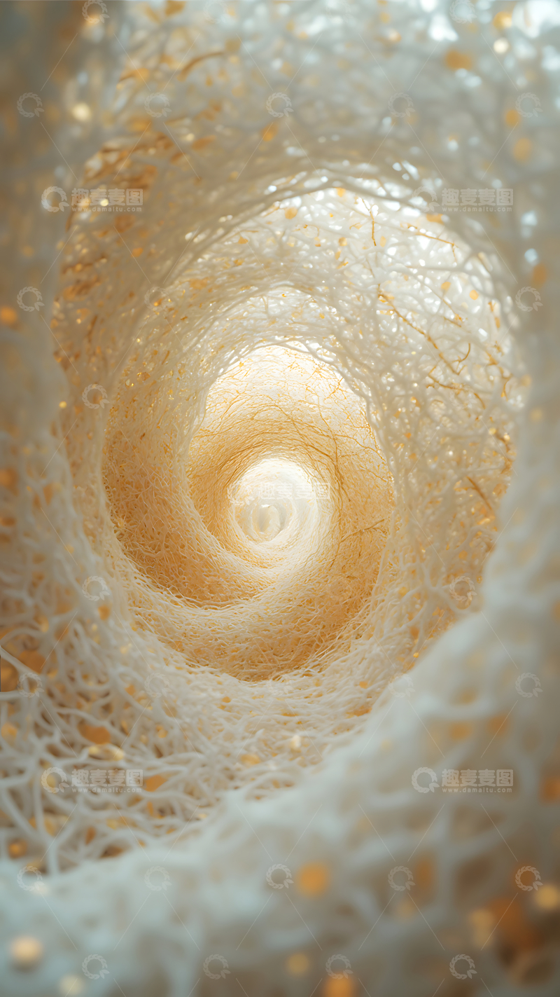 高清大图下载【趣麦麦图】抽象风格内心世界梦幻丝网编织神秘意境2