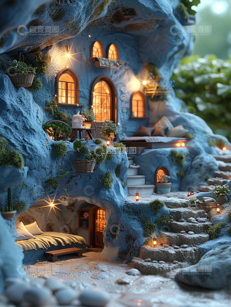 高清大图下载【趣麦麦图】唯美梦幻迷你小屋4