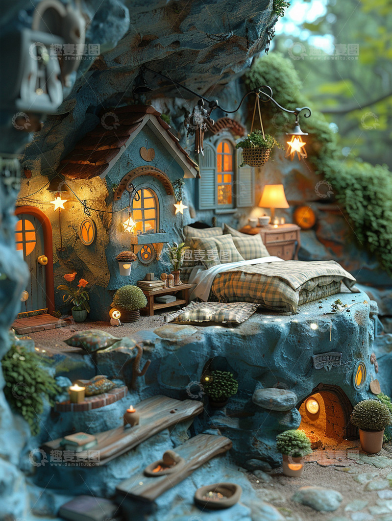 高清大图下载【趣麦麦图】唯美梦幻迷你小屋6