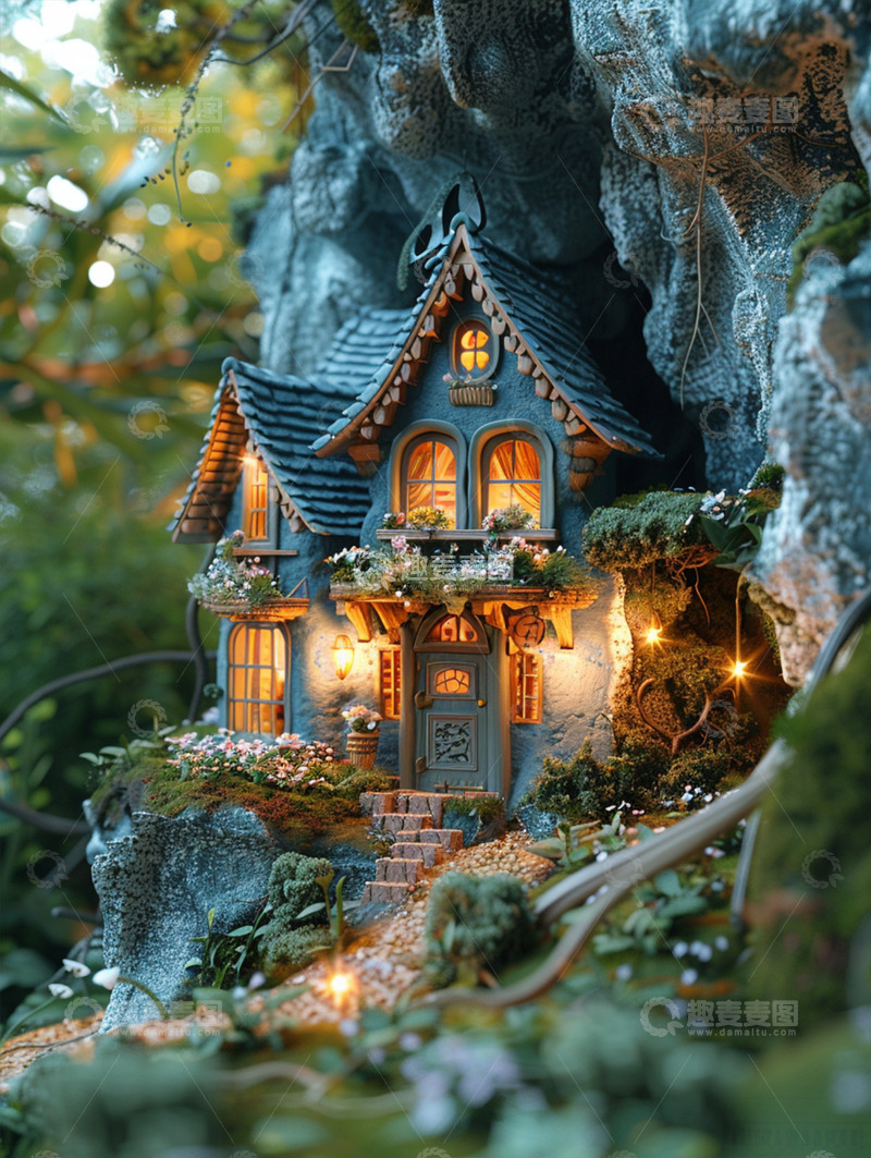 高清大图下载【趣麦麦图】唯美梦幻迷你小屋5