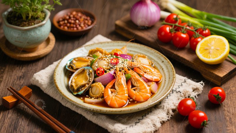 高清大图下载【趣麦麦图】海鲜大餐摄影图1