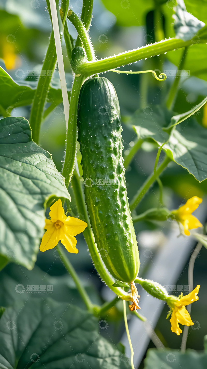 高清大图下载【趣麦麦图】新鲜的蔬菜黄瓜1