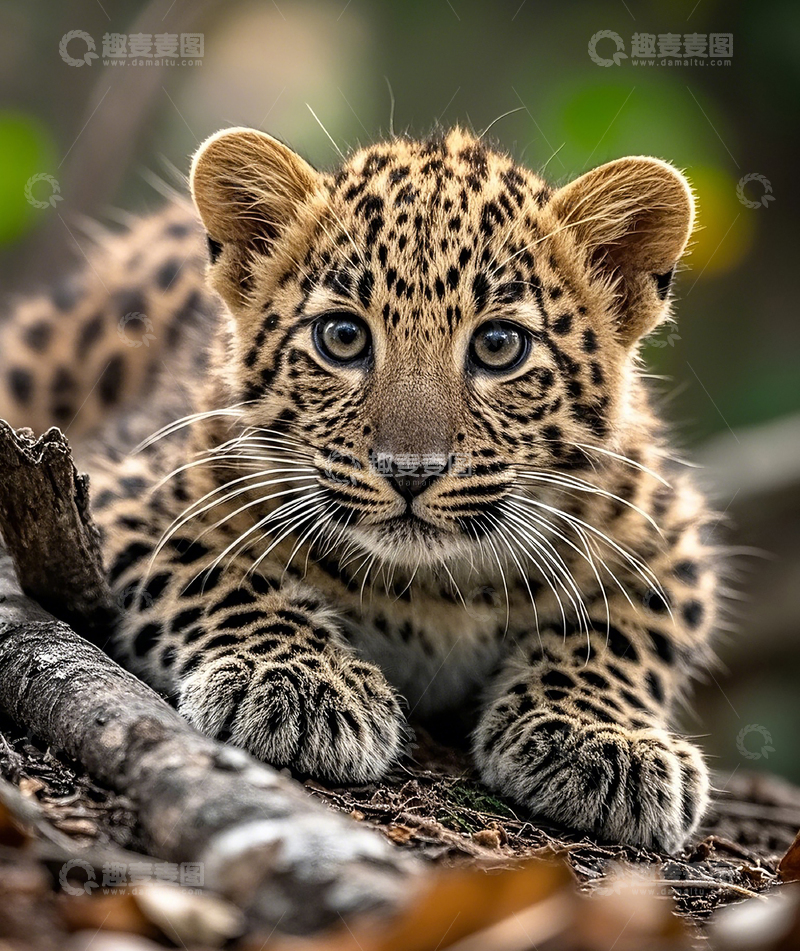 高清大图下载【趣麦麦图】小豹子特写