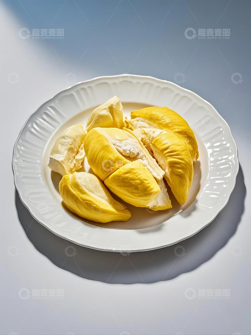 高清大图下载【趣麦麦图】榴莲果肉